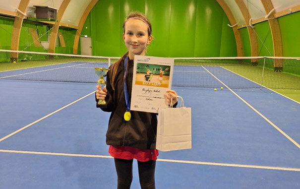 Drugie miejsce dla Krystyny Ventsel w Ogólnopolskim turnieju "Tenis 10"